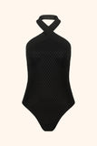 FLAIR BODYSUITS MAILLOT LINDA MADE IN FRANCE NOIR DOS NU